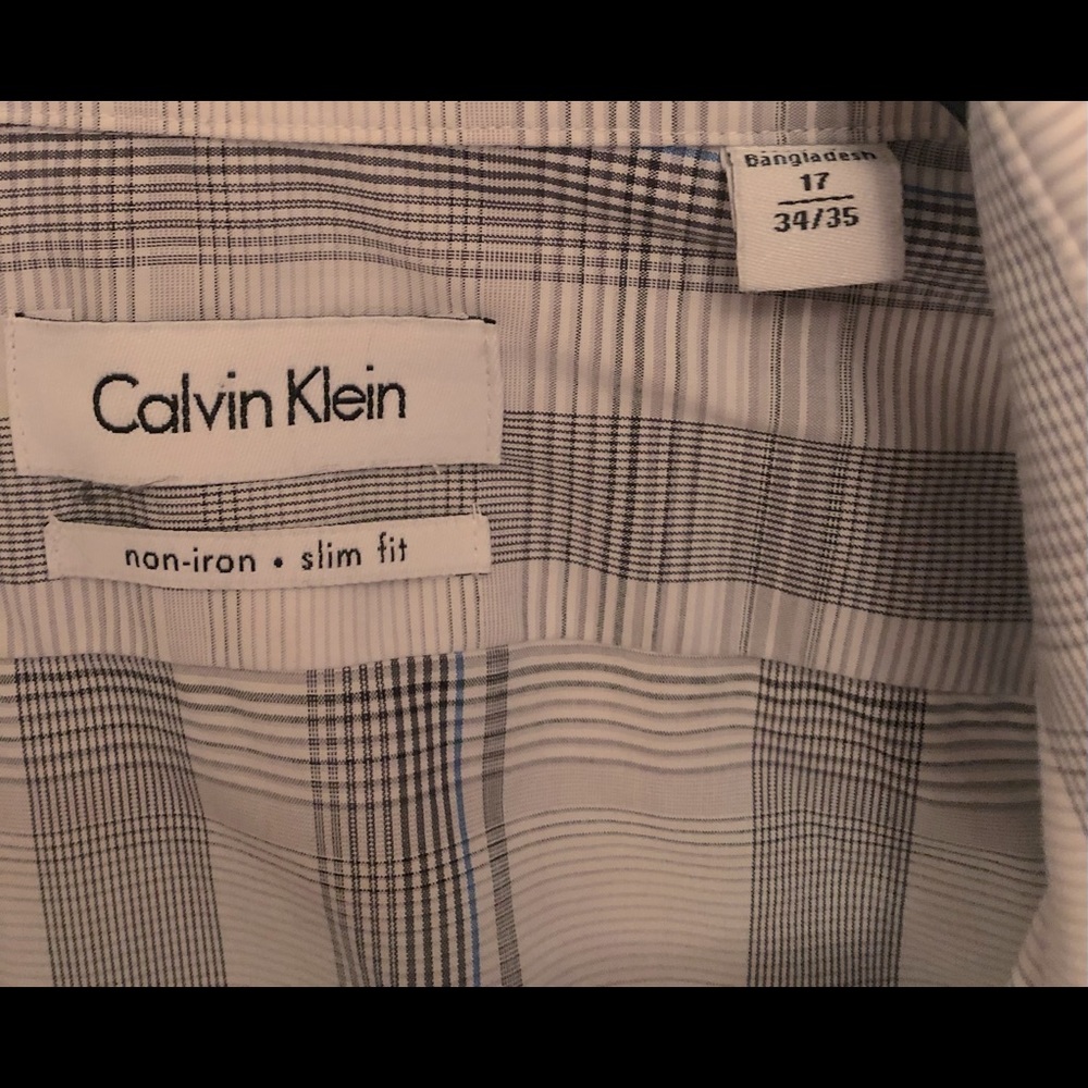 Calvin Klein long sleeve button up.